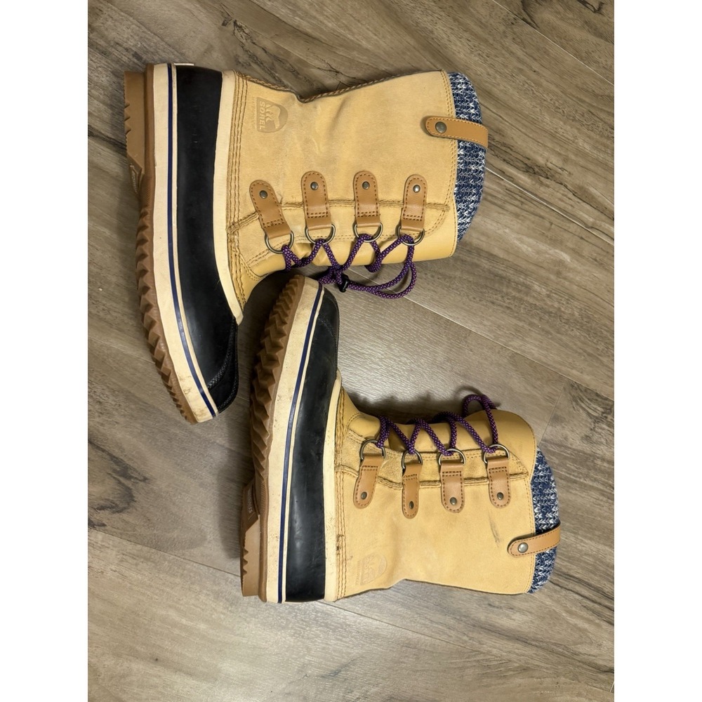 Sorel Women's Tofino II Waterproof Snow Boot Taupe Lined Size 7 - Picture 5 of 14